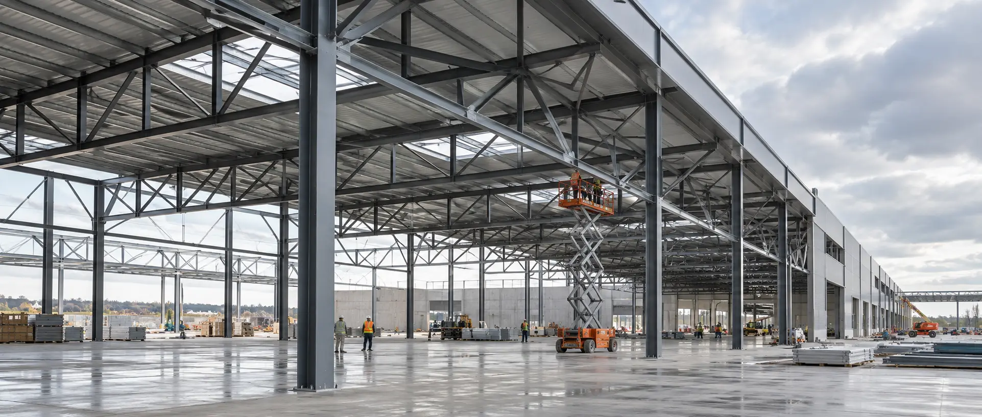 Estrutura industrial do projeto Continente